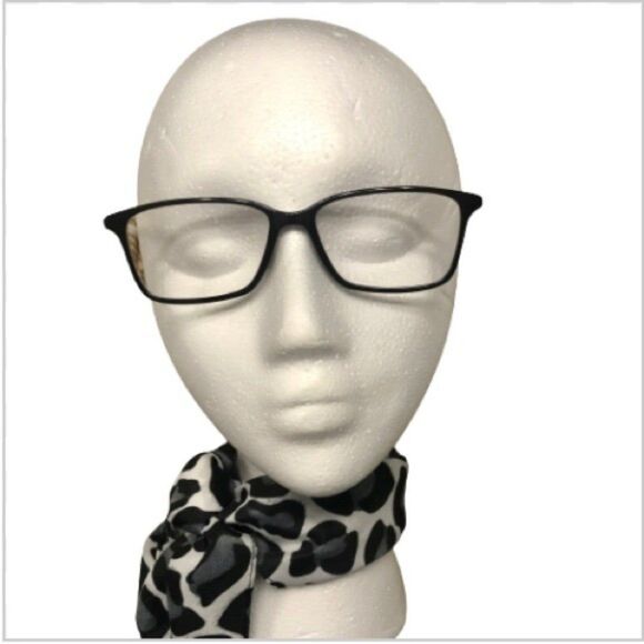 Coach HC 6077 5340 Black/Ivory Eyeglass Frames - Picture 1 of 5